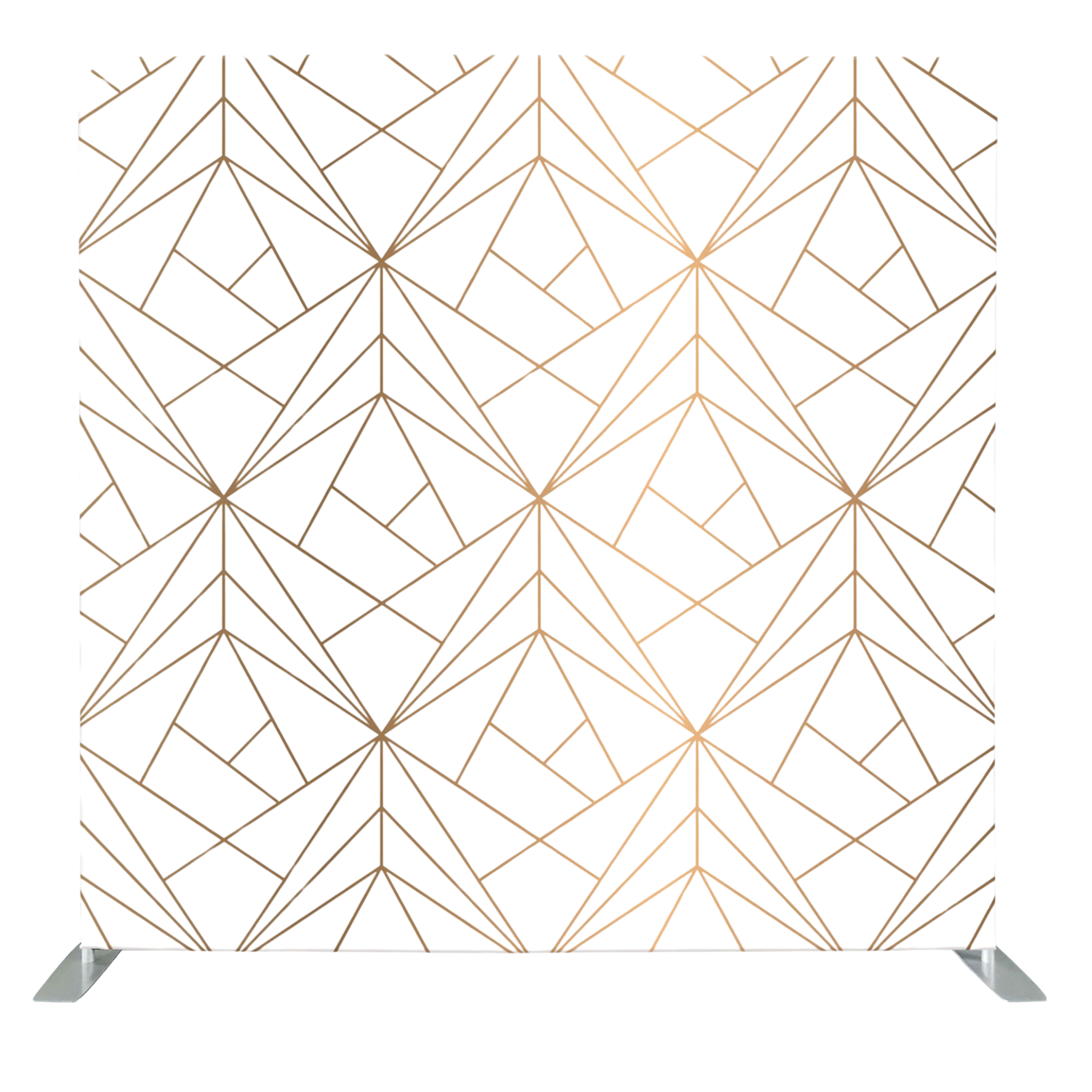 PRINTED Geometric White