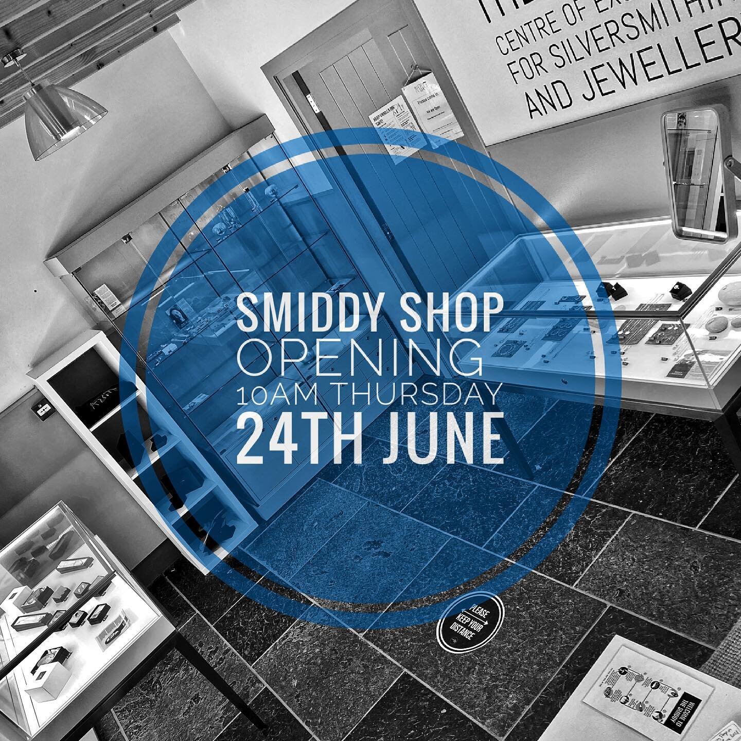 SMIDDY SHOP OPENING 24th JUNE 
**************************************
Yes indeedy&hellip; our new retail space is almost ready to open!!! With beautiful work from @emwilsondesignermaker , @christinavernon_ , @megan_falconer , @millymundayjewellery , 