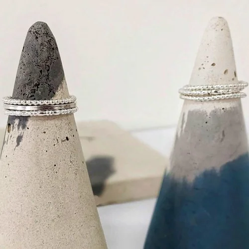 SILVER STACKING RINGS