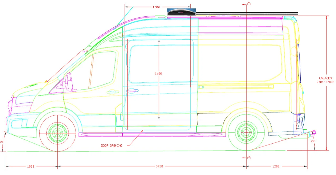 ford transit cad model