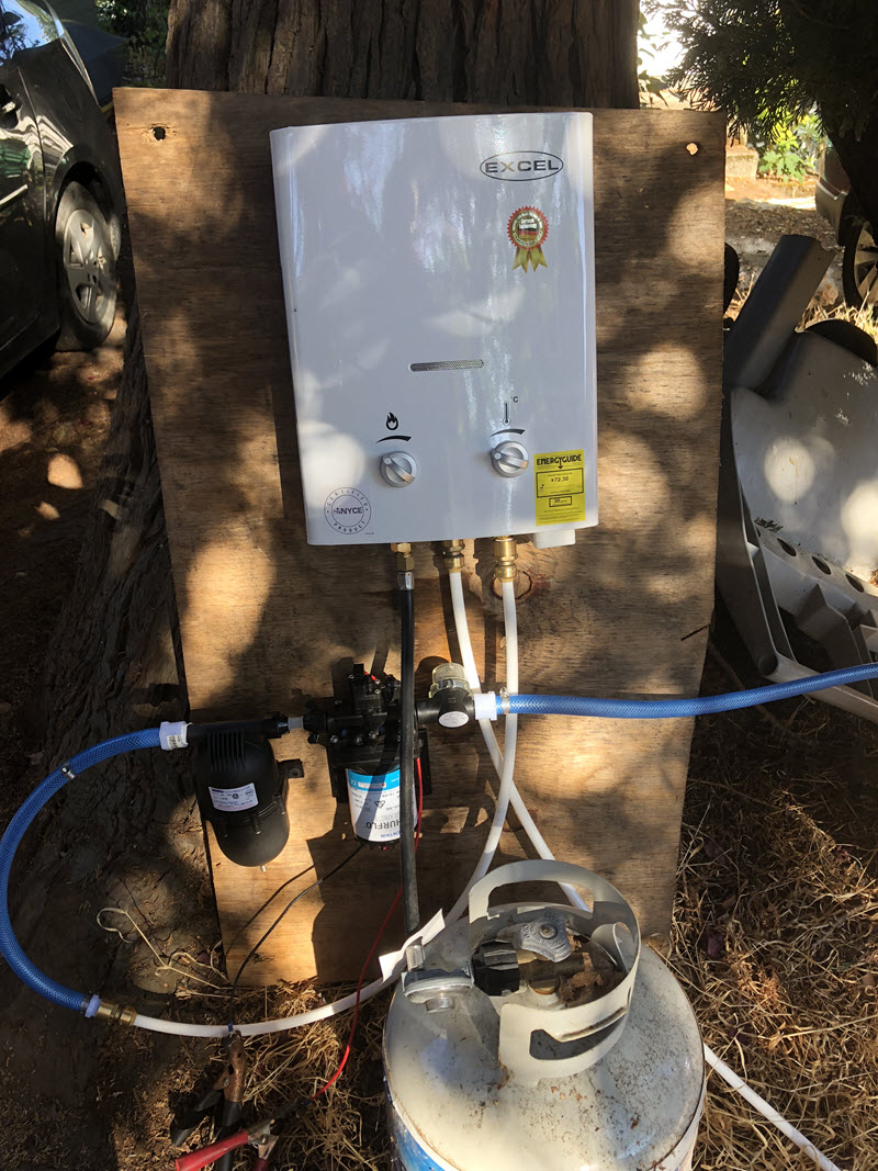 Hot and cold running water