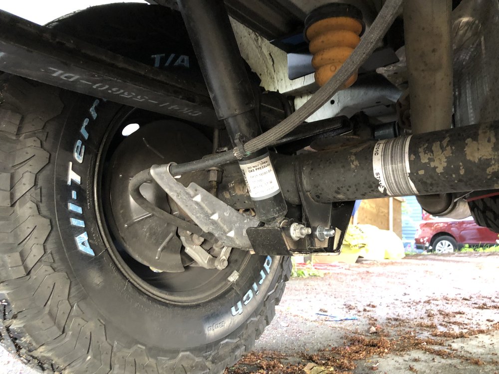 Improved rear shock mounts