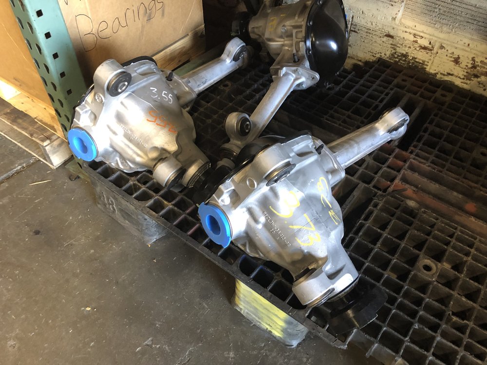 F150 front differentials waiting for installation