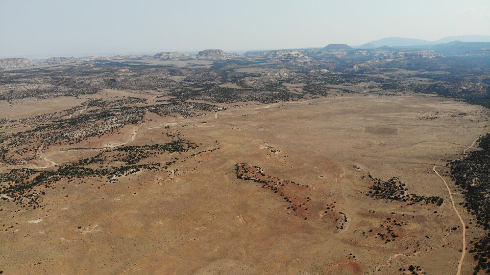 Beef Basin from 800 feet up