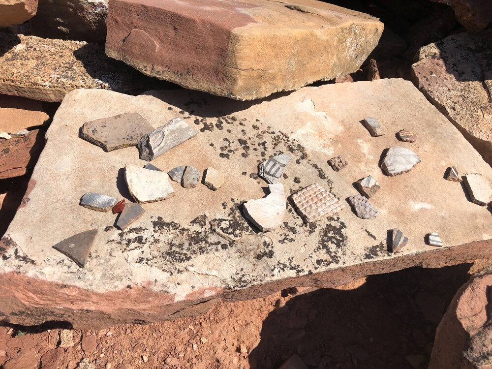 More potsherds