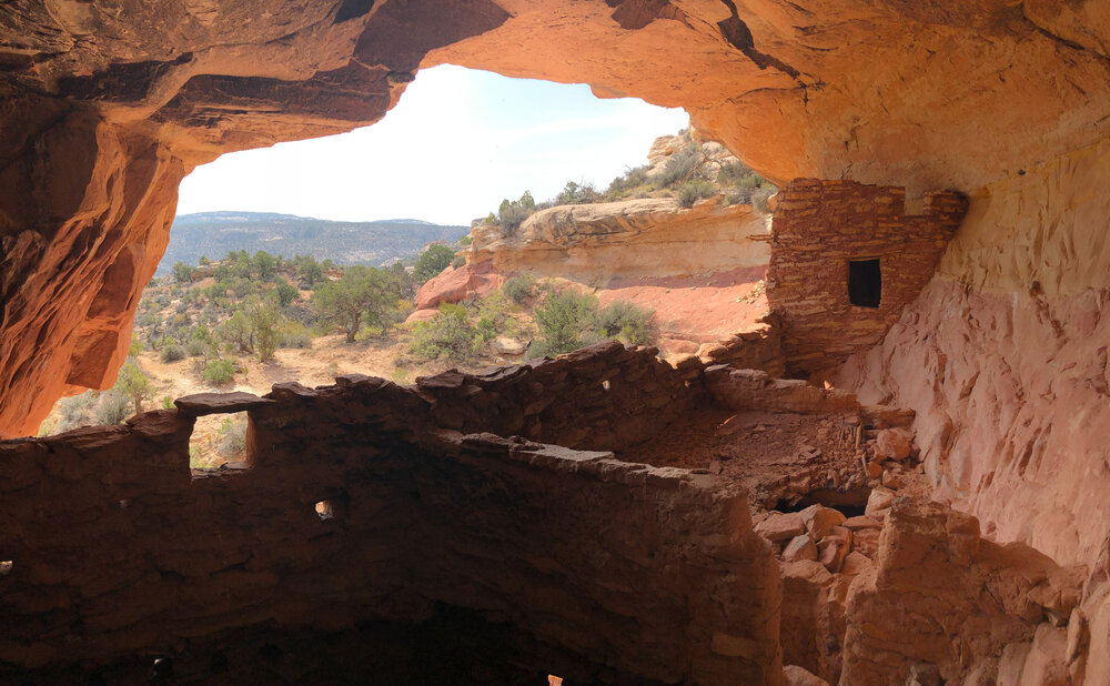 Inside Cliff Dwelling Ruin