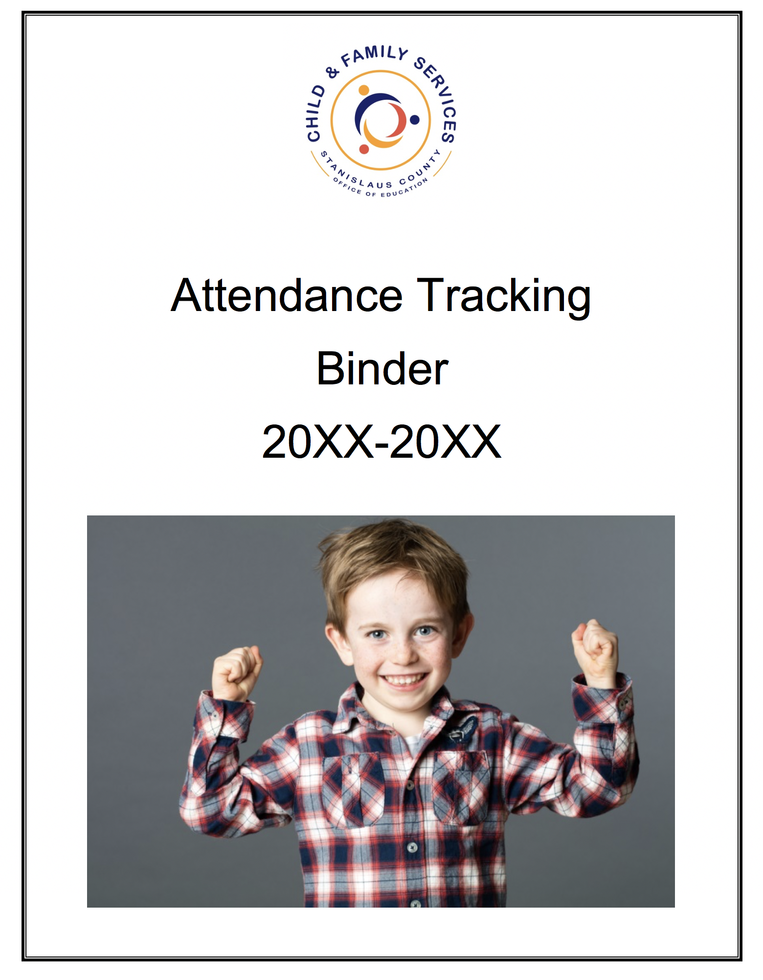 Image of Attendance Tracking Binder