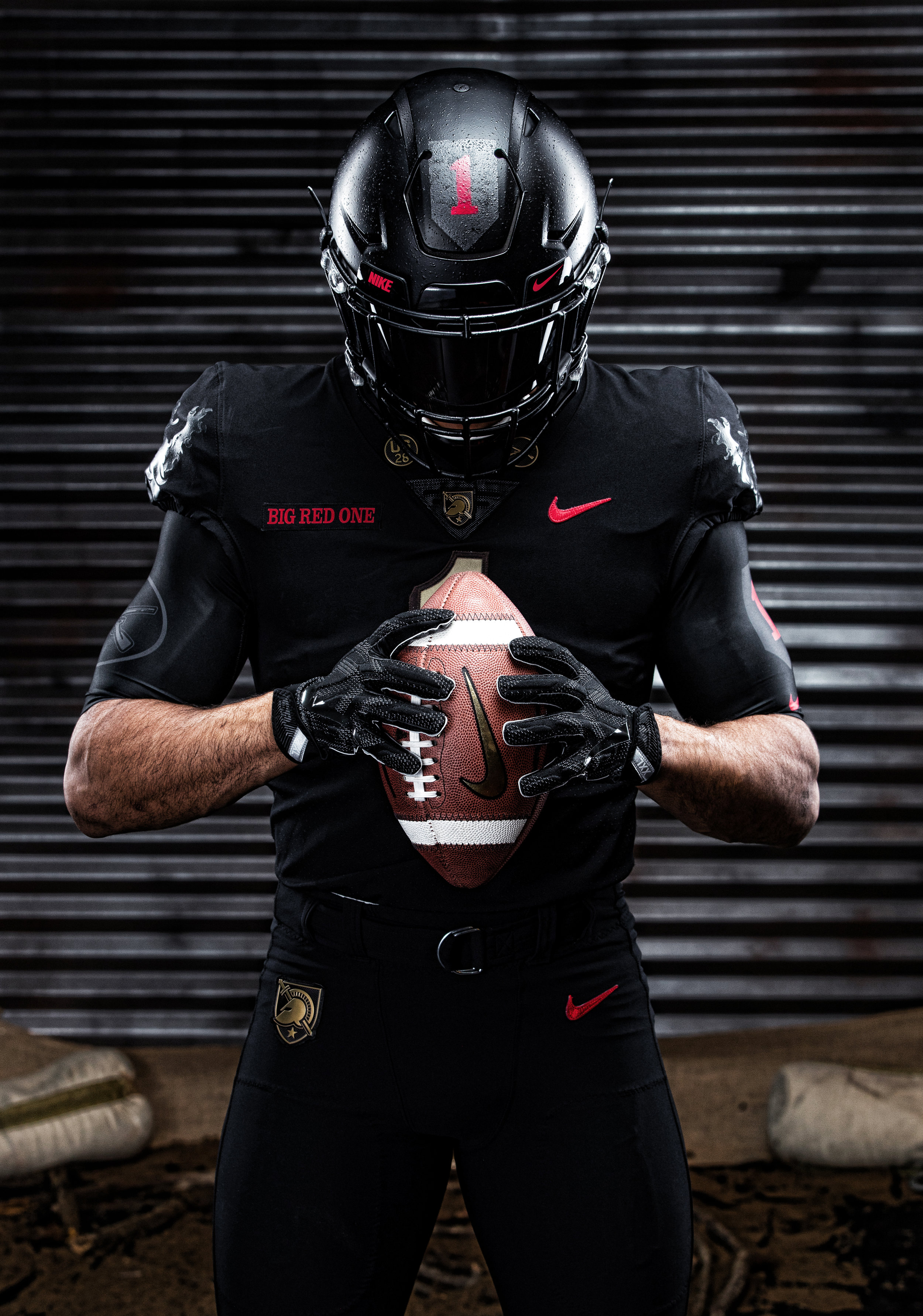 army football big red one jersey