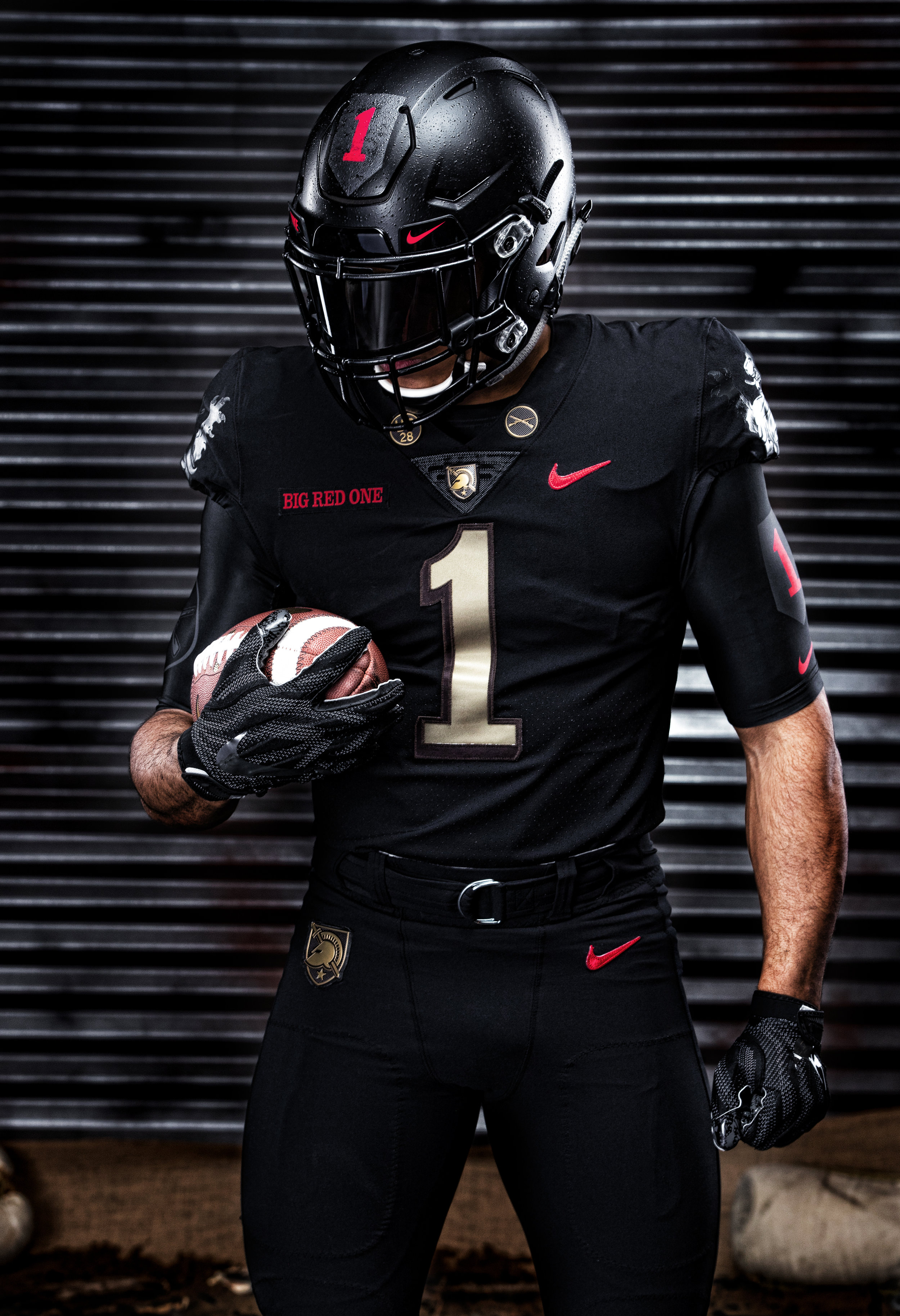 army big red one football jersey