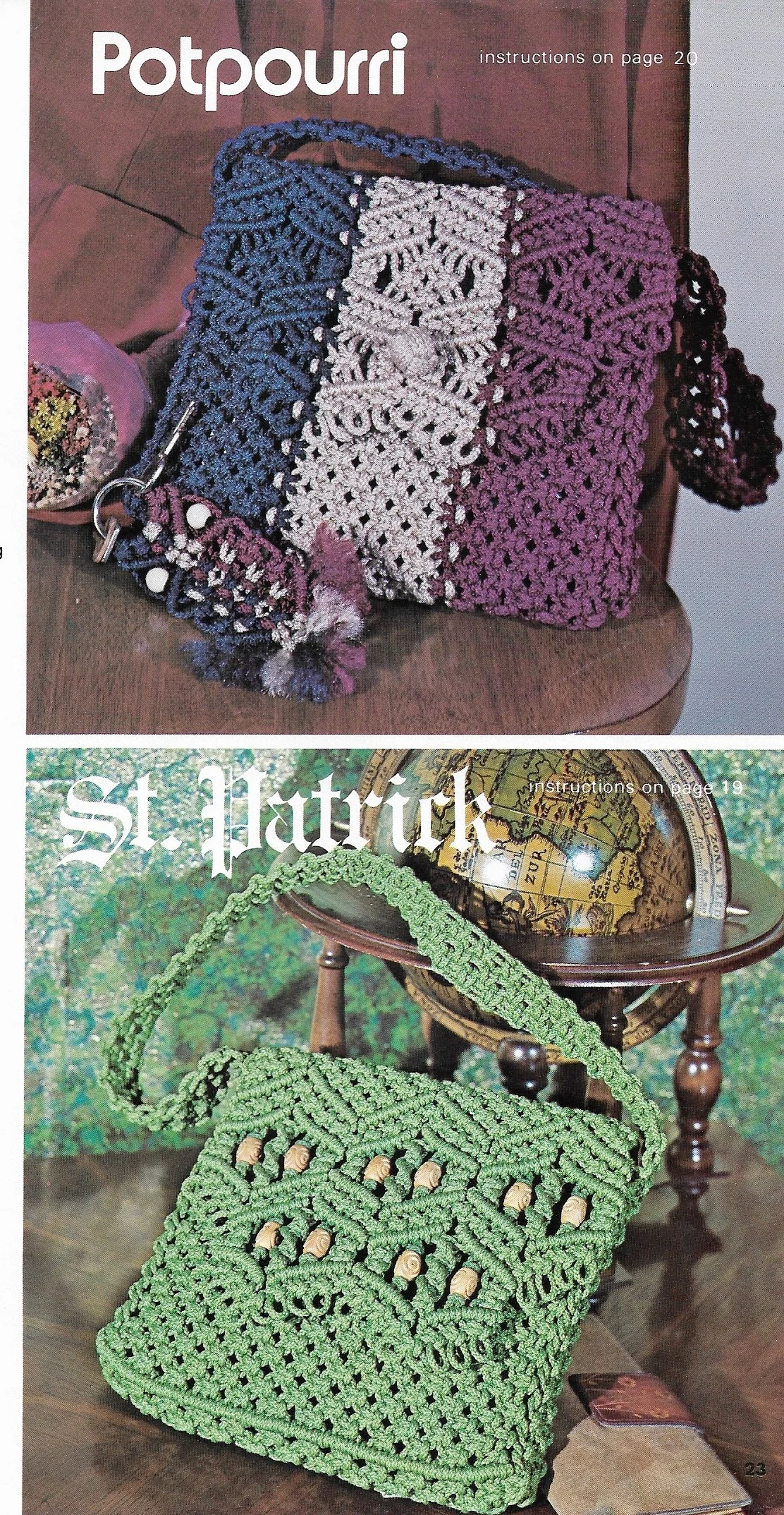 macrame bolsa instructions