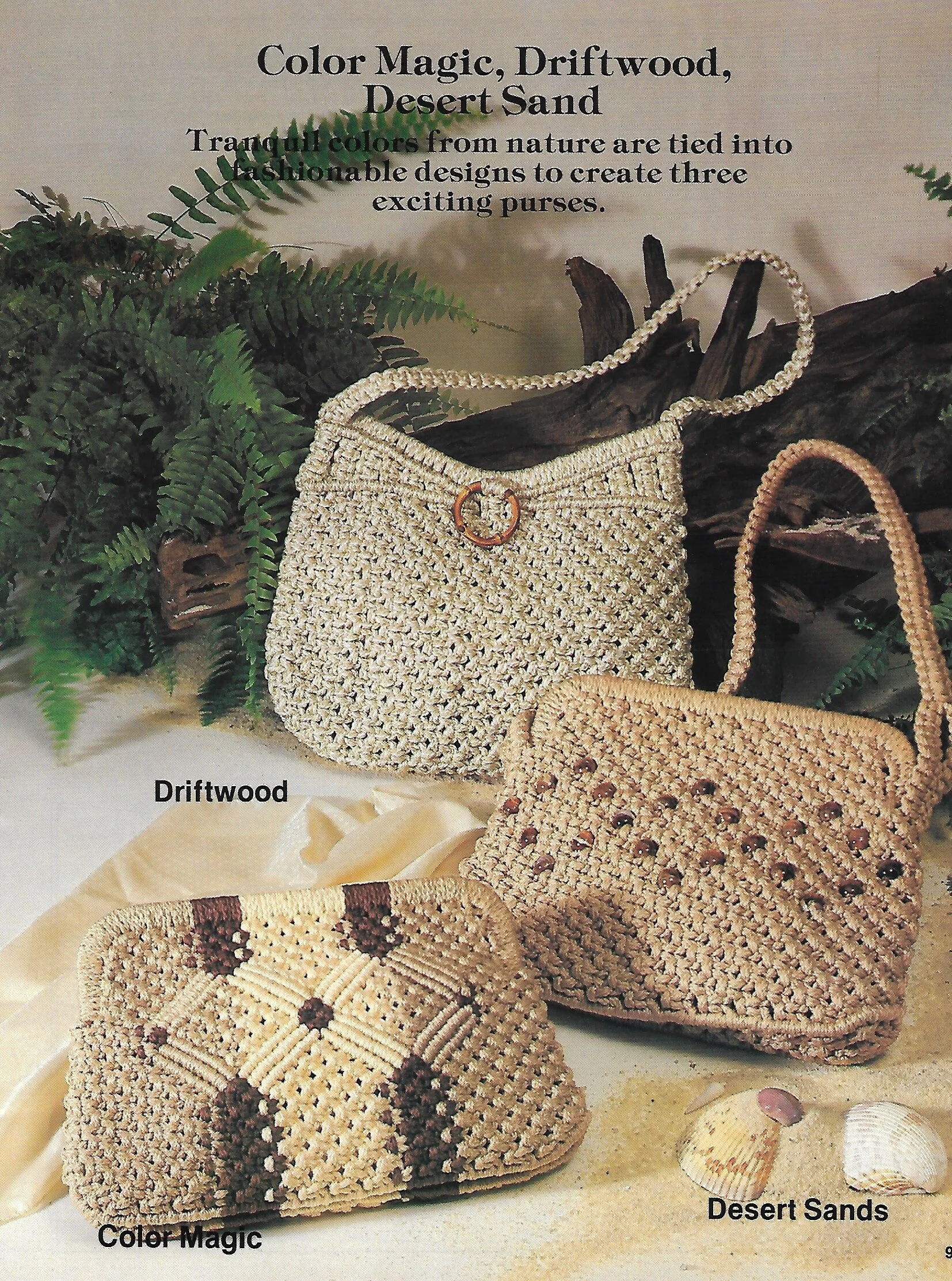 macrame purse pattern