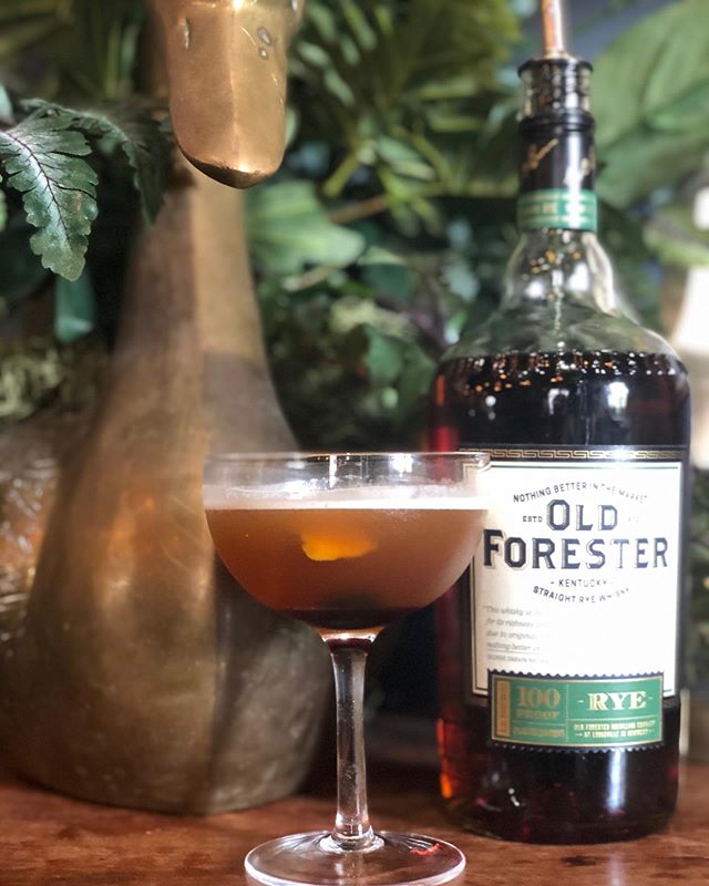 Introducing our second house cocktail...Sea Fever. Old Forester 100 proof rye bourbon, Cardamaro, Demerara, smoked sea salt mist, chocolate bitters, luxardo cherry, &amp; expressed orange peel. .
This one is inspired by the John Masefield poem of the