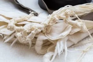 Tallit in close up - tzitzit