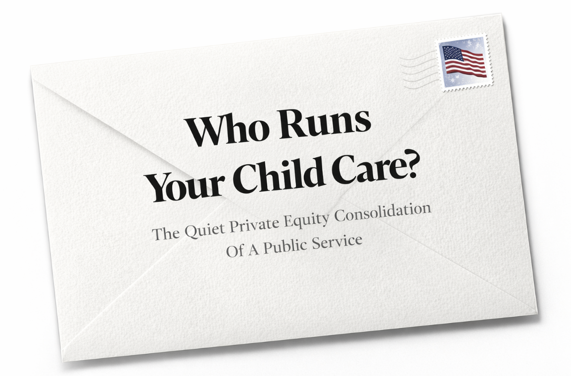 Who Runs Your Child Care? The Quiet Private Equity Consolidation of a Public Service