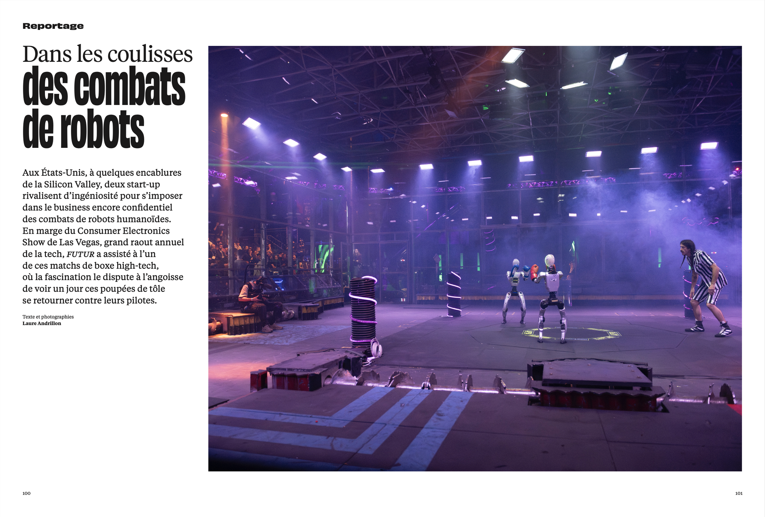 Robot fights tech AI silicon valley humanoid robots editorial photographer