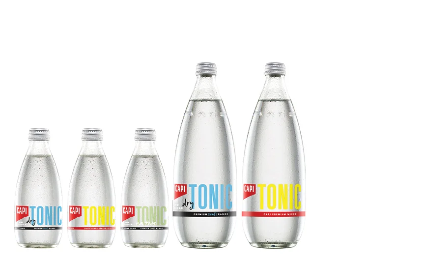 TONICS In a world of so many gins, it only felt right to create a suite of tonics that could rise to the occasion. The nuances across our Tonic and Dry Tonic come through with varying sugar profiles, while our Native Tonic is based on the Dry Tonic profile with the addition of Australian botanicals which lightly season a gin and tonic.