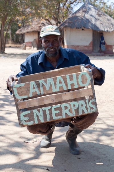 A farmer who participated in the iDE Farm Business Advisor program in Zambia.