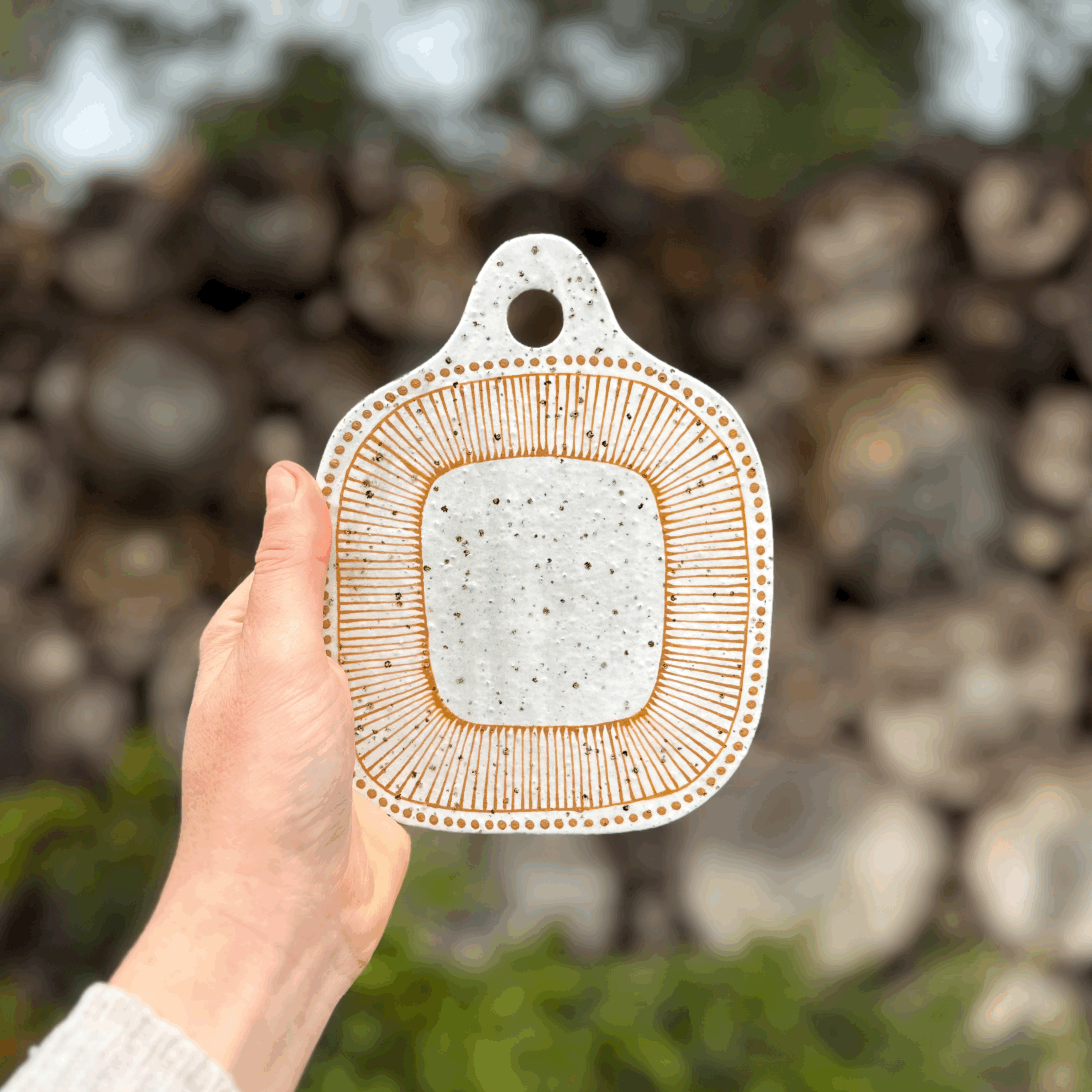 Small Ceramic Cheese Board