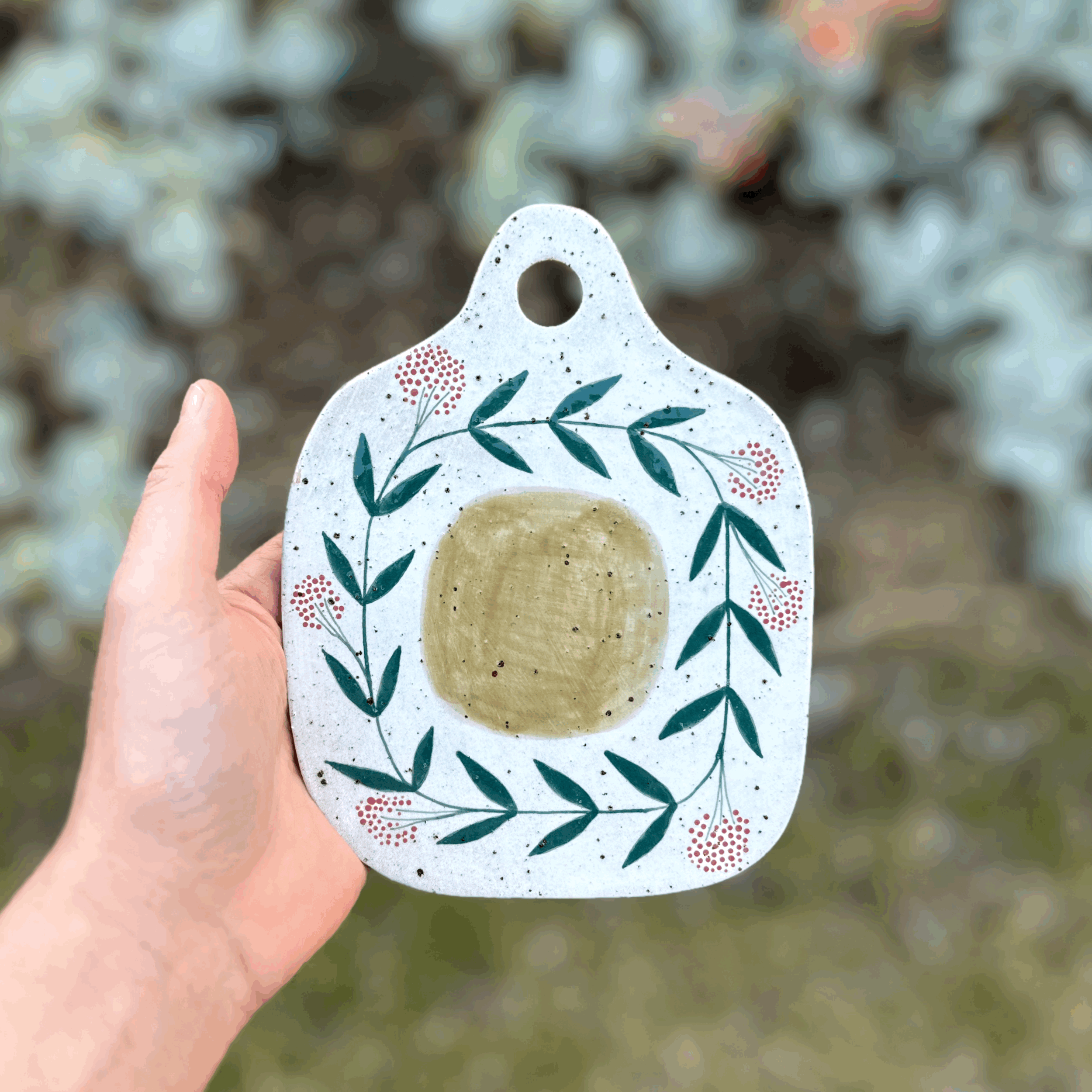 Small Ceramic Cheese Board
