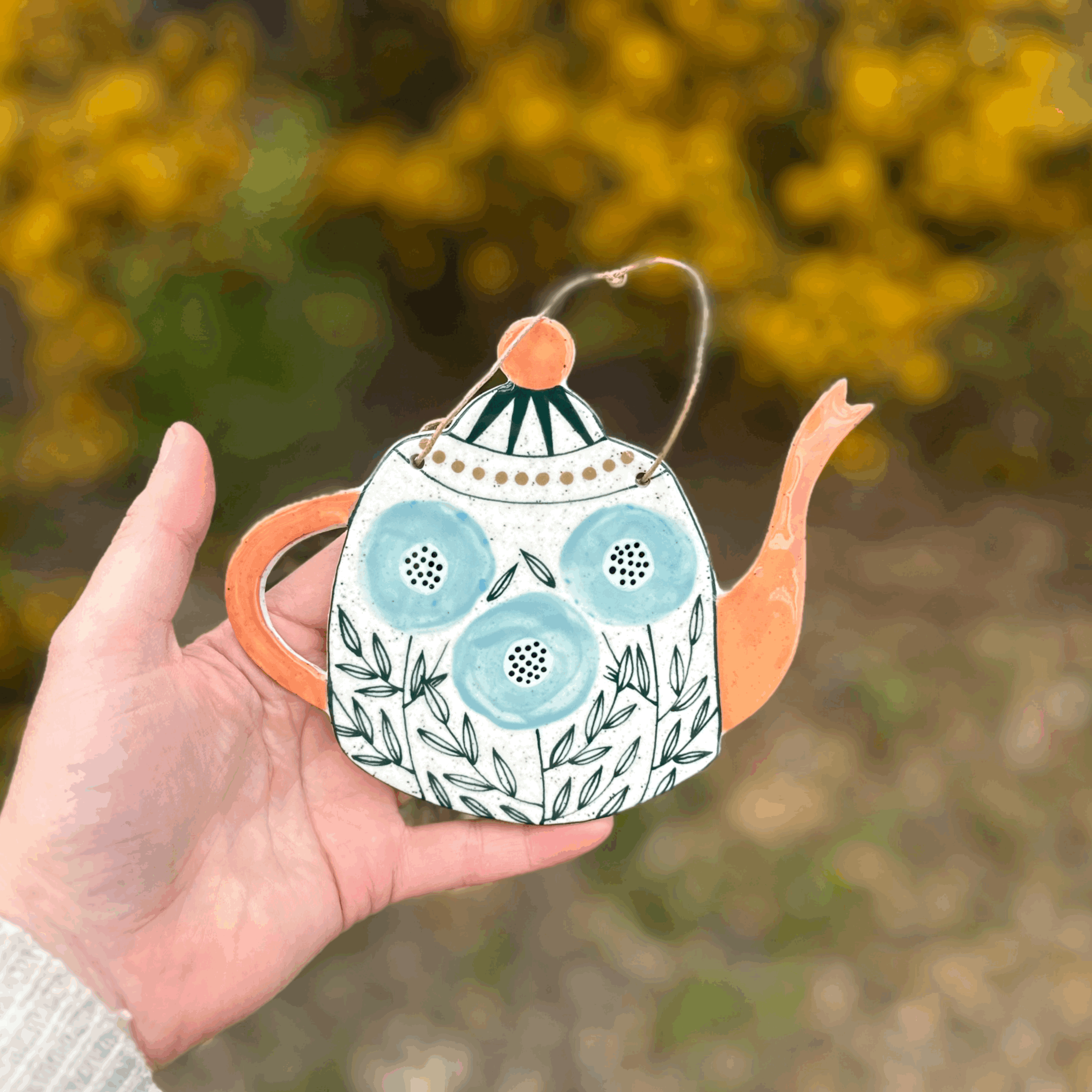 Teapot Wall Hanging Second
