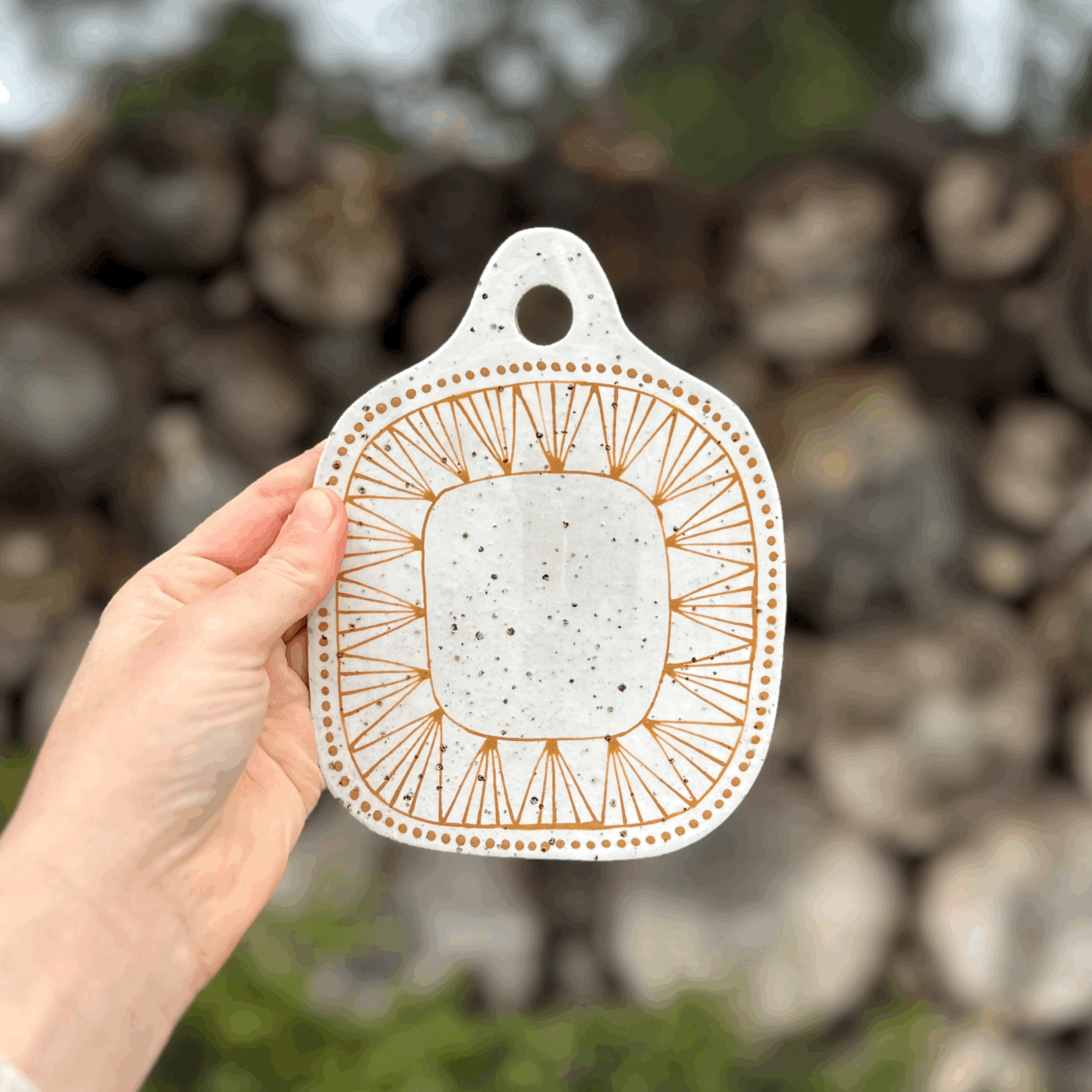 Small Ceramic Cheese Board