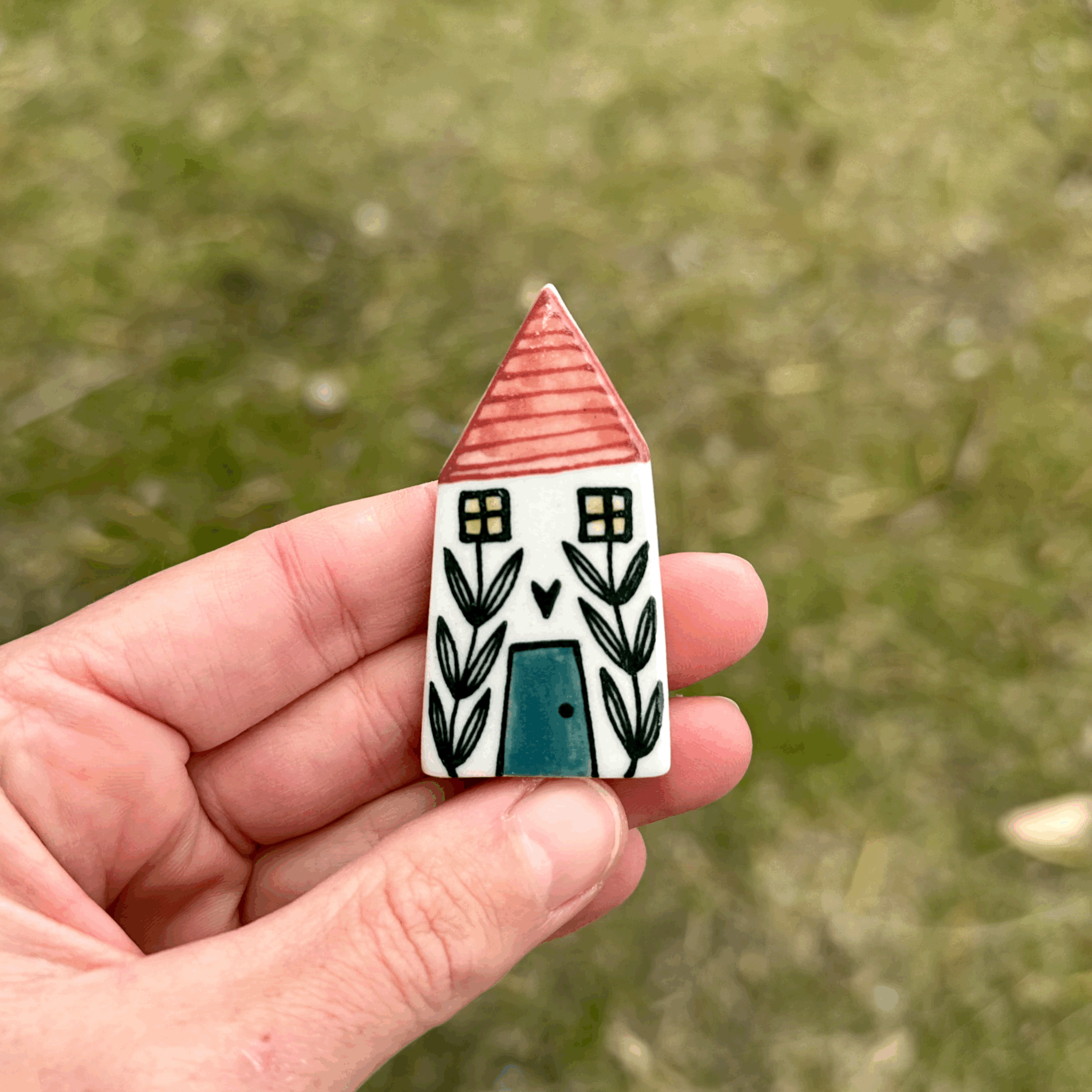 Individual Illustrated House Magnet
