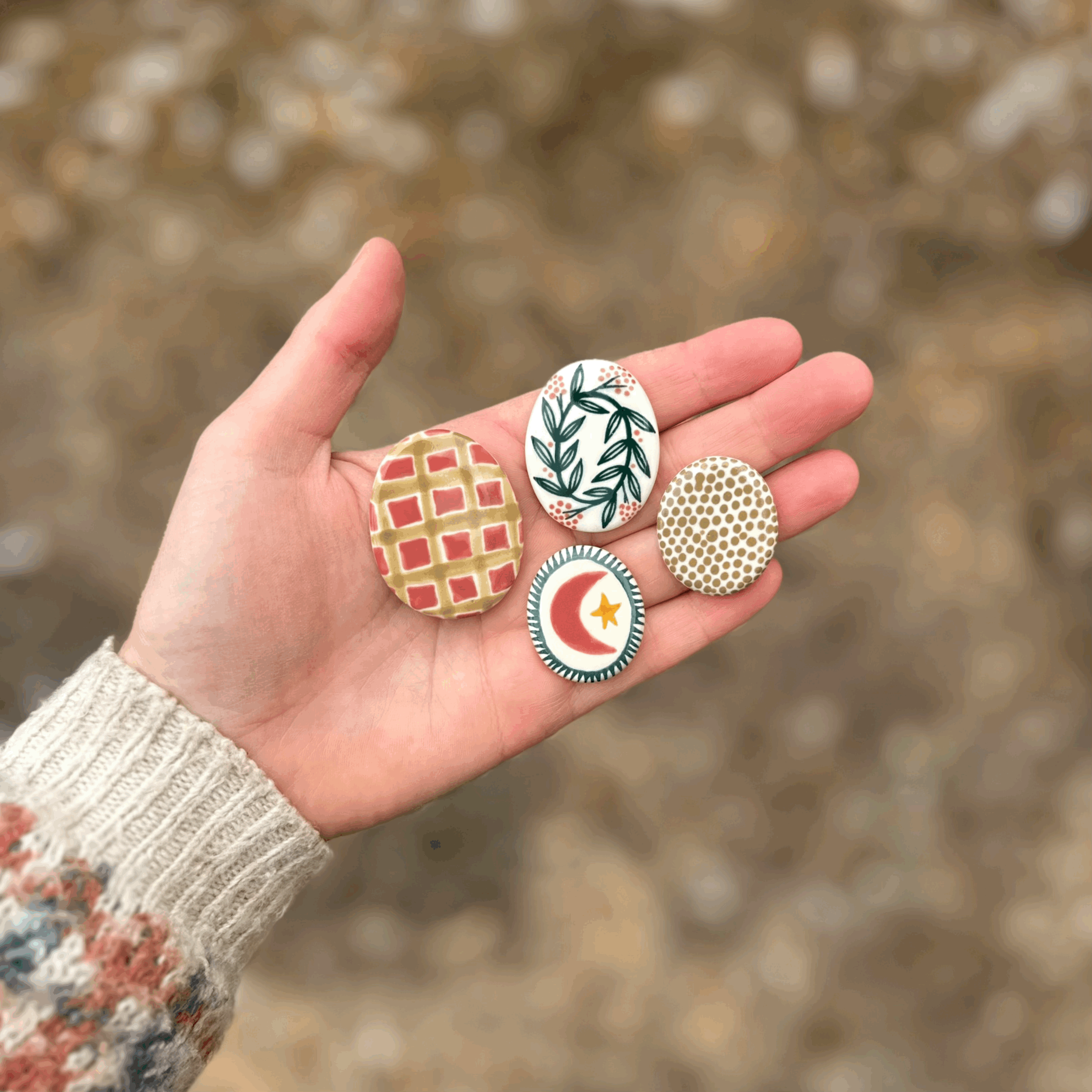 Set of 4 Ceramic Magnets