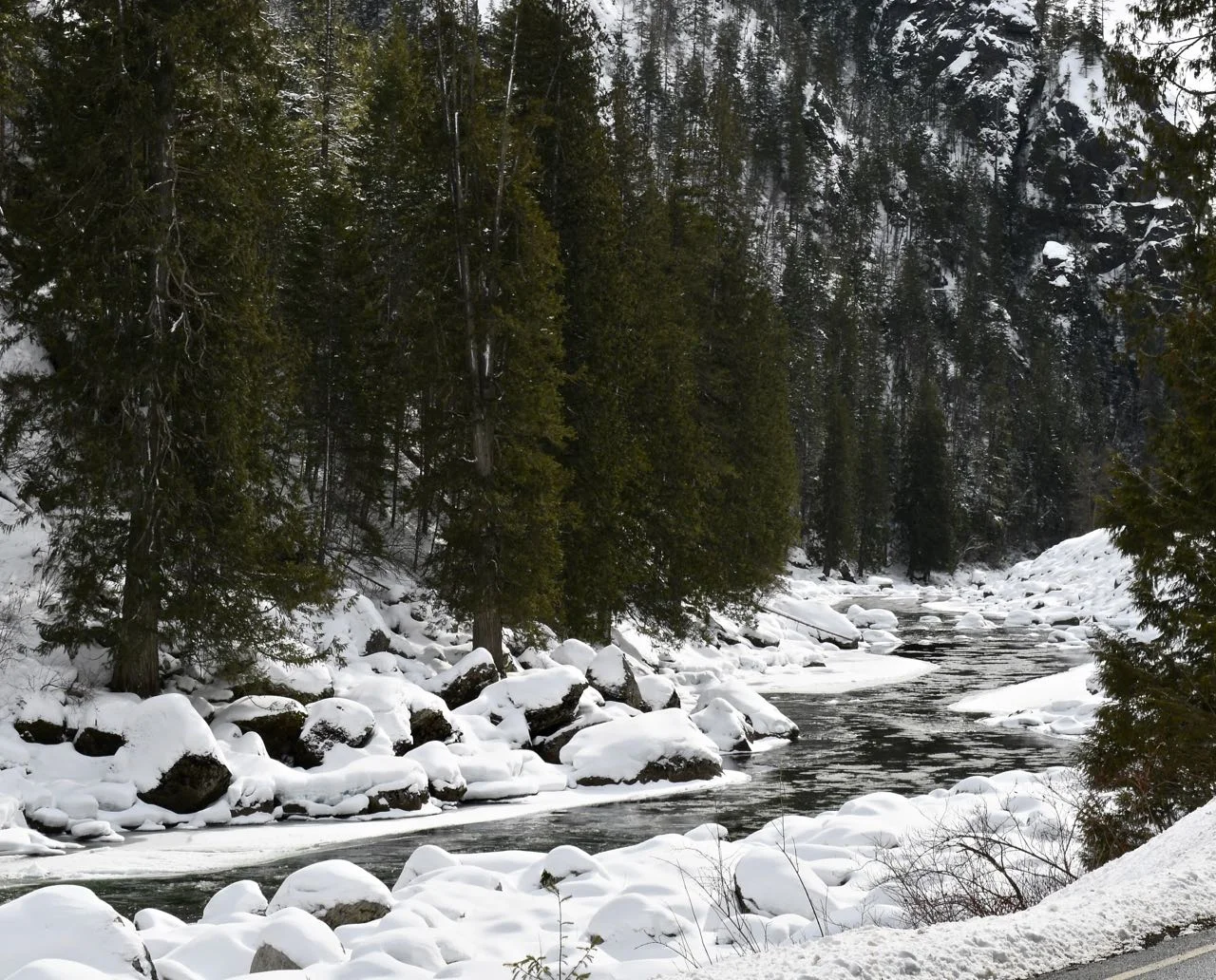 No rafting groups out on the river at this time of year!