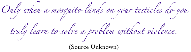 Only when a mosquito lands on your testicles do you truly learn to solve a problem without violence.png