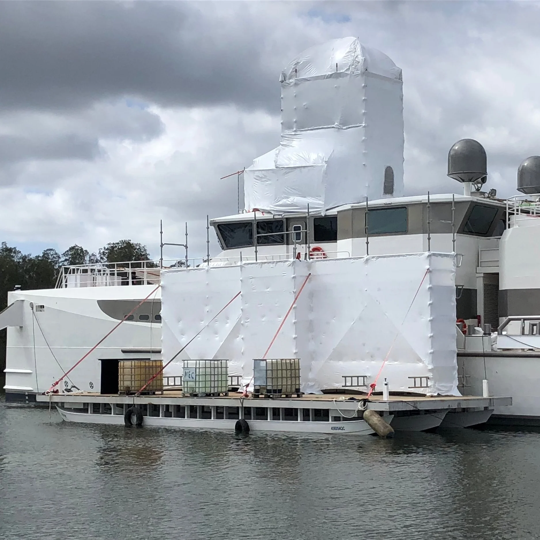 VESSEL TOWER ENCAPSULATION
