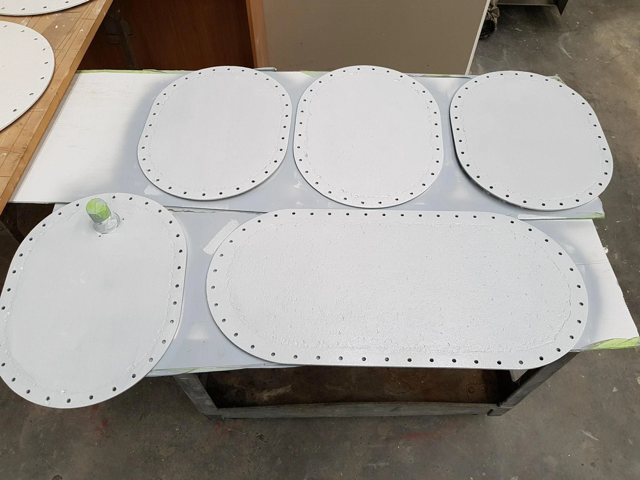 TANK LIDS REFINISHING AFTER