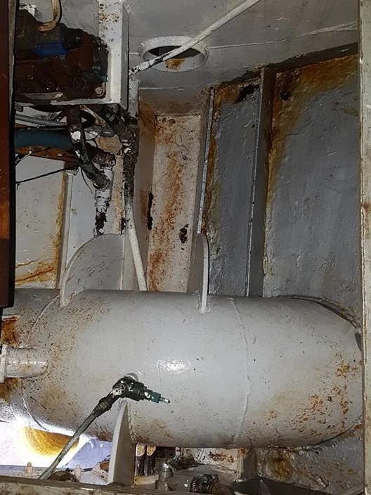 BILGE REFINISH BEFORE