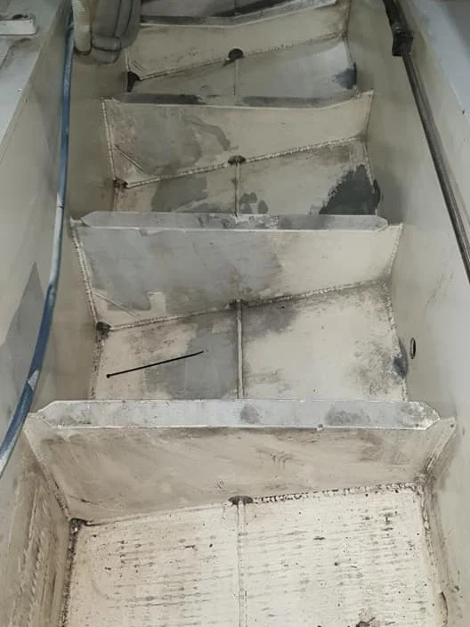 Engine Room Bilge Refinishing BEFORE