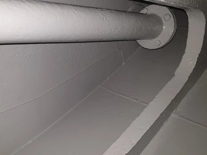 Black & Grey Water Tank Refinish AFTER