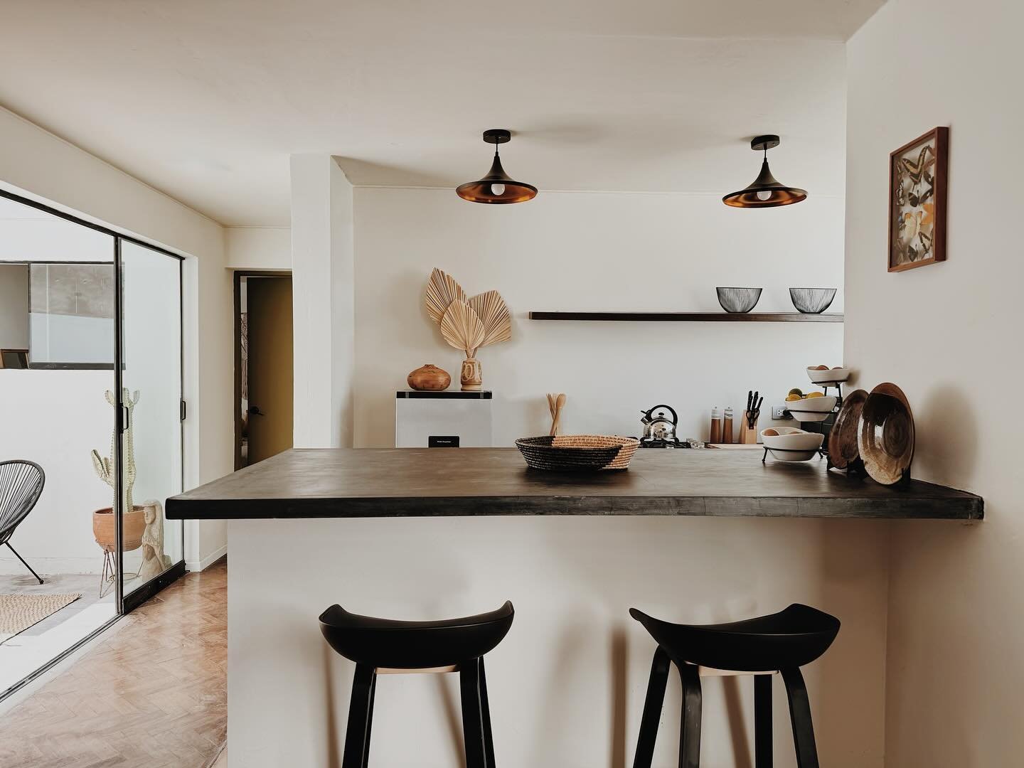 Per&uacute; Casita Kitchen Reveal: swipe for some dramatic before and afters! 

From knocking down walls to getting the destructive tenants out, over the last 2 years I&rsquo;ve been collaborating remotely with @talkbackdesign on the design of this l