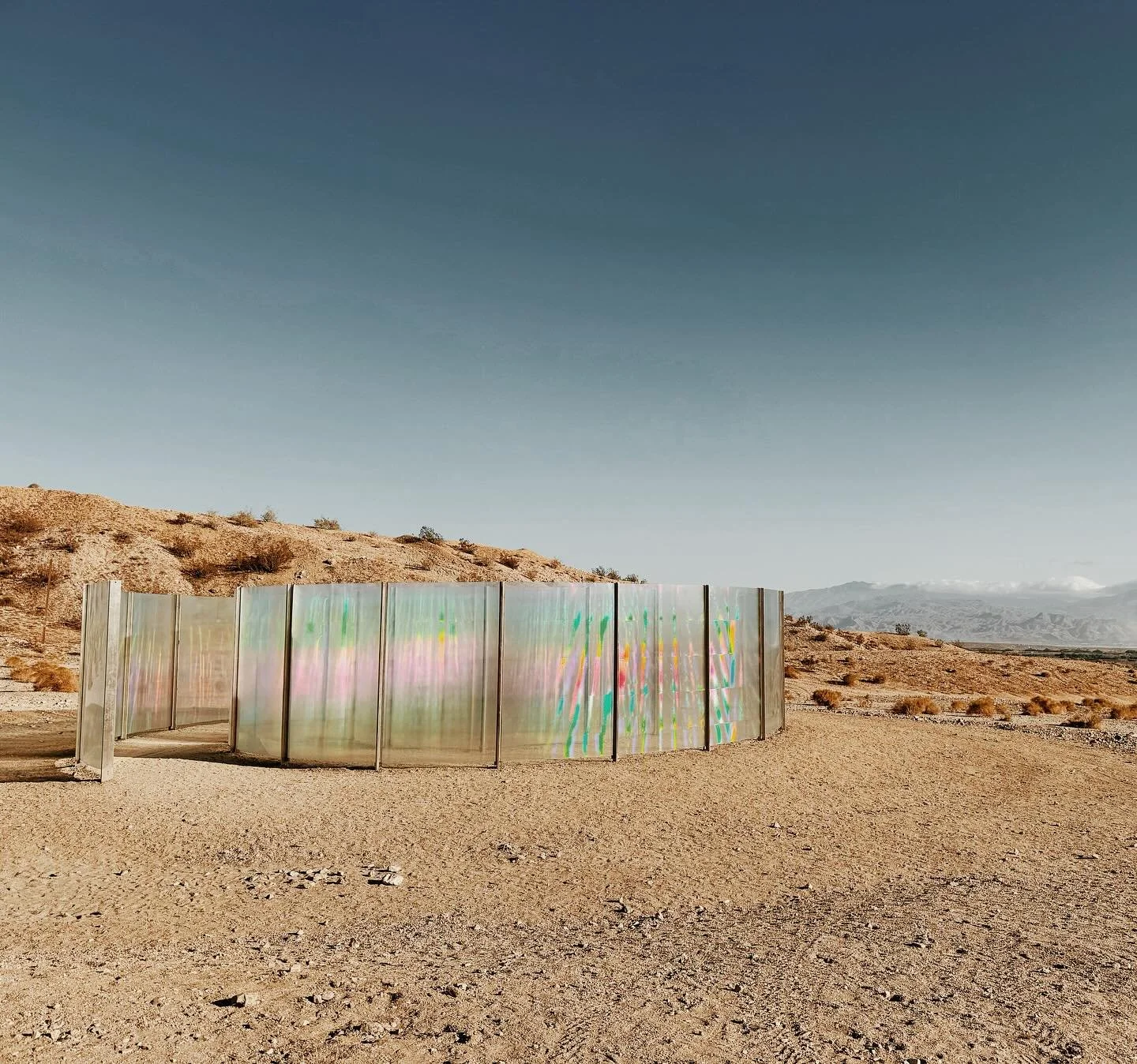 Pride feels like the perfect time to finally share this stunning rainbow spectrum sculpture: Kimsooja&rsquo;s To Breathe: from April @_desertx 

&ldquo;It is nature&rsquo;s breathing that transforms the earth&rsquo;s surface across a deep arc of time