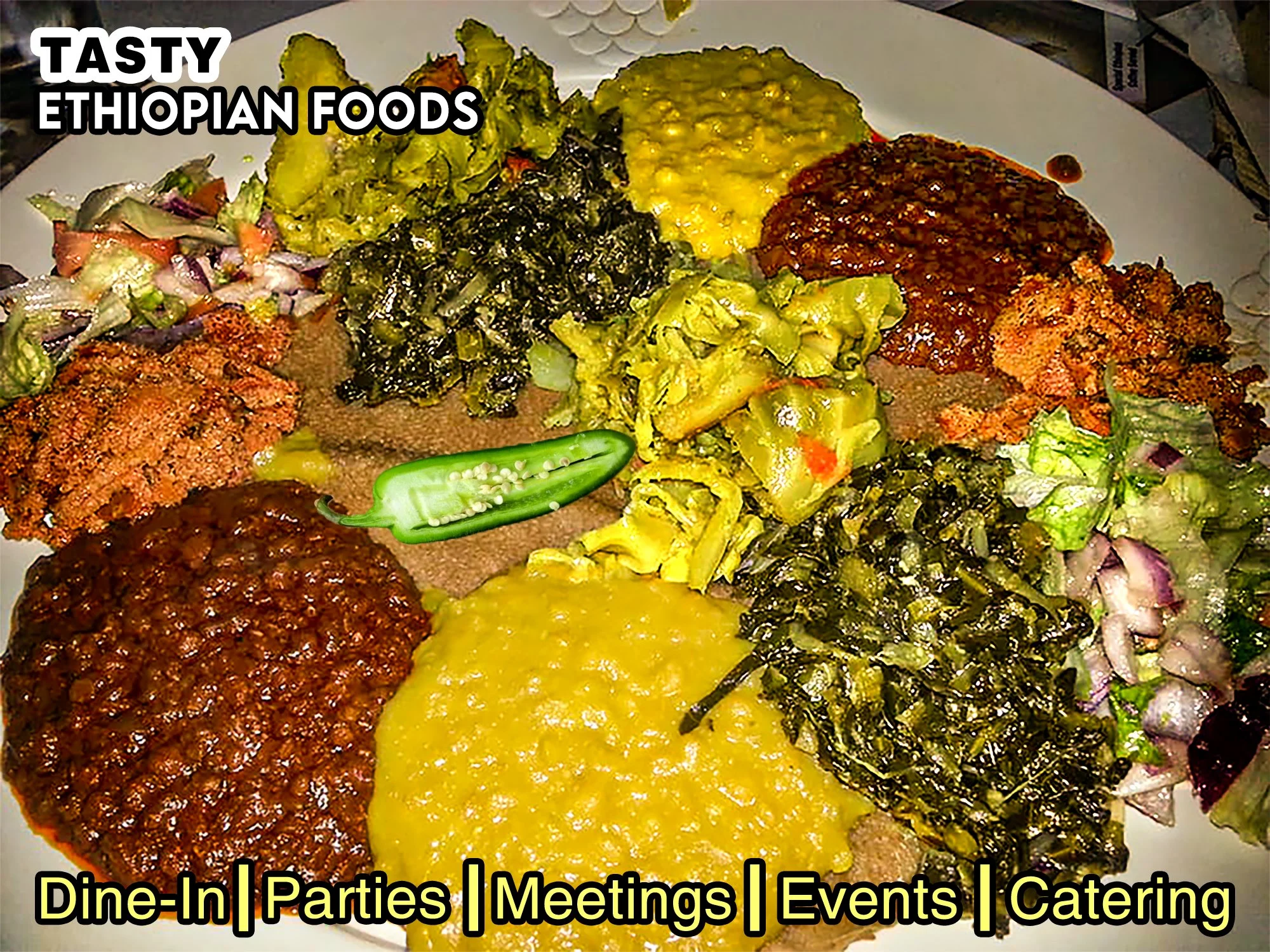 🌿 Discover the Best and Tasty Vegan Delights at Messob Ethiopian Restaurant! 🌿