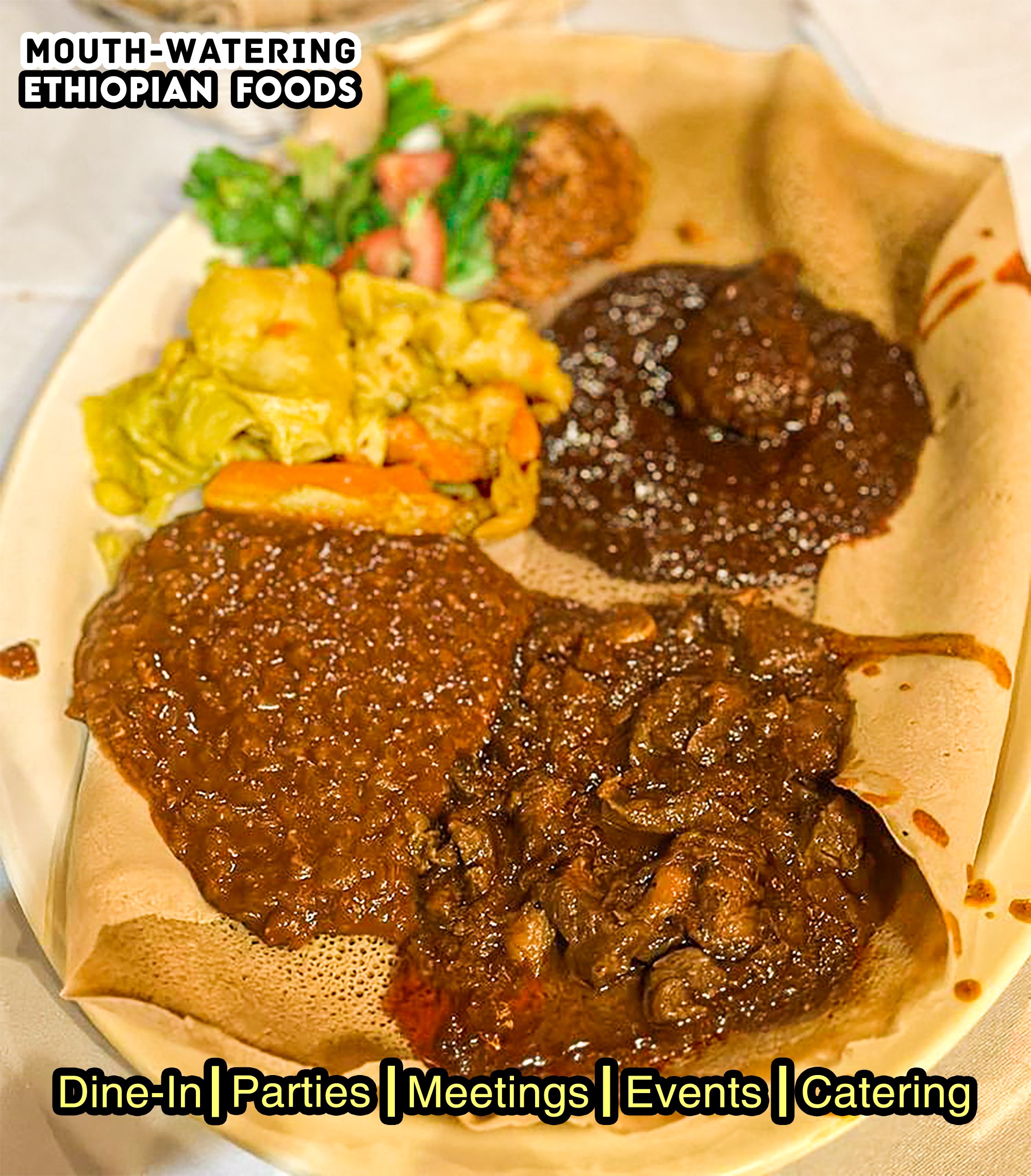🌟 Savor the Flavors of Ethiopia this Wednesday at Messob Ethiopian Restaurant! 🌟