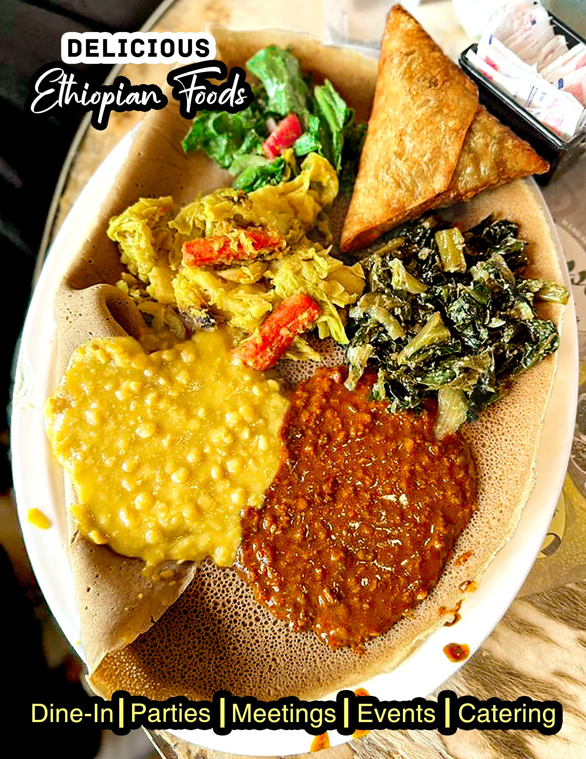 🌟 Delicious Vegan Thursday at Messob Ethiopian Restaurant! 🌟