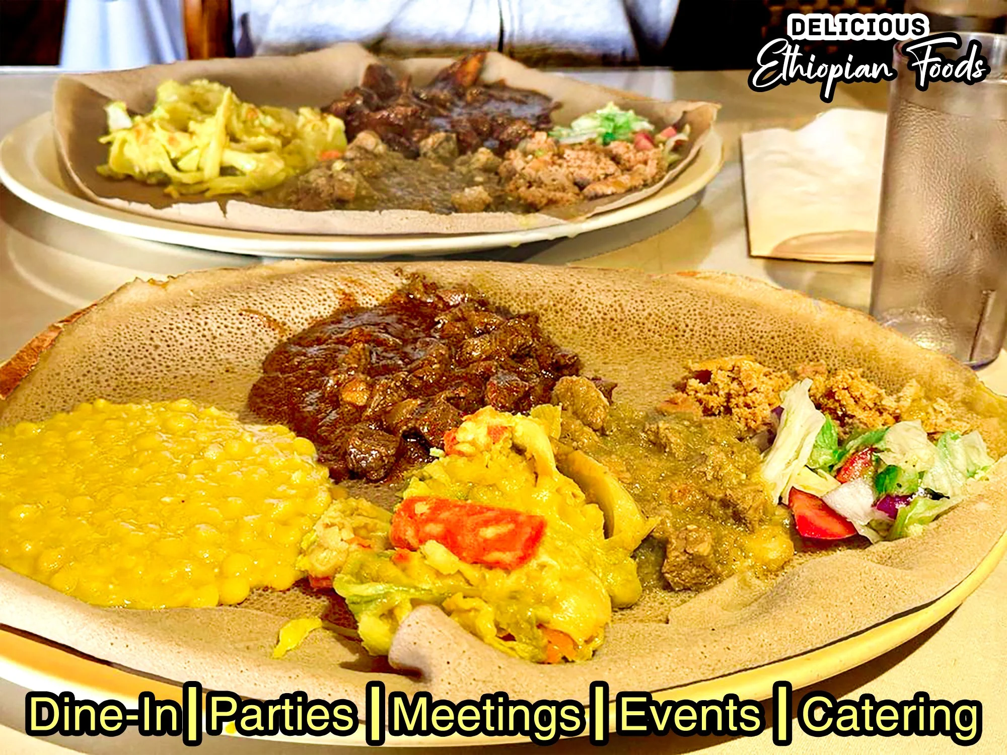 🍲 Enjoy Vegan and Beef Delights at Messob Ethiopian Restaurant in Los Angeles 🍲