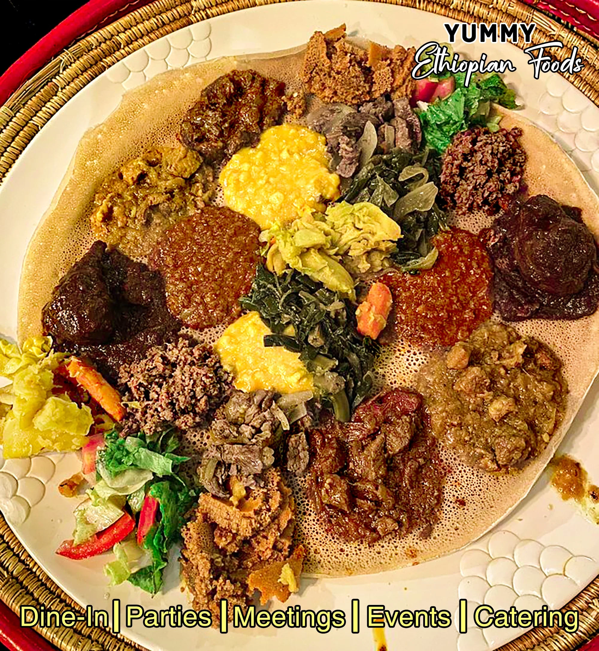 🍲 Delight in the Best Beef and Vegan Dishes at Messob Ethiopian Restaurant in Los Angeles 🍲