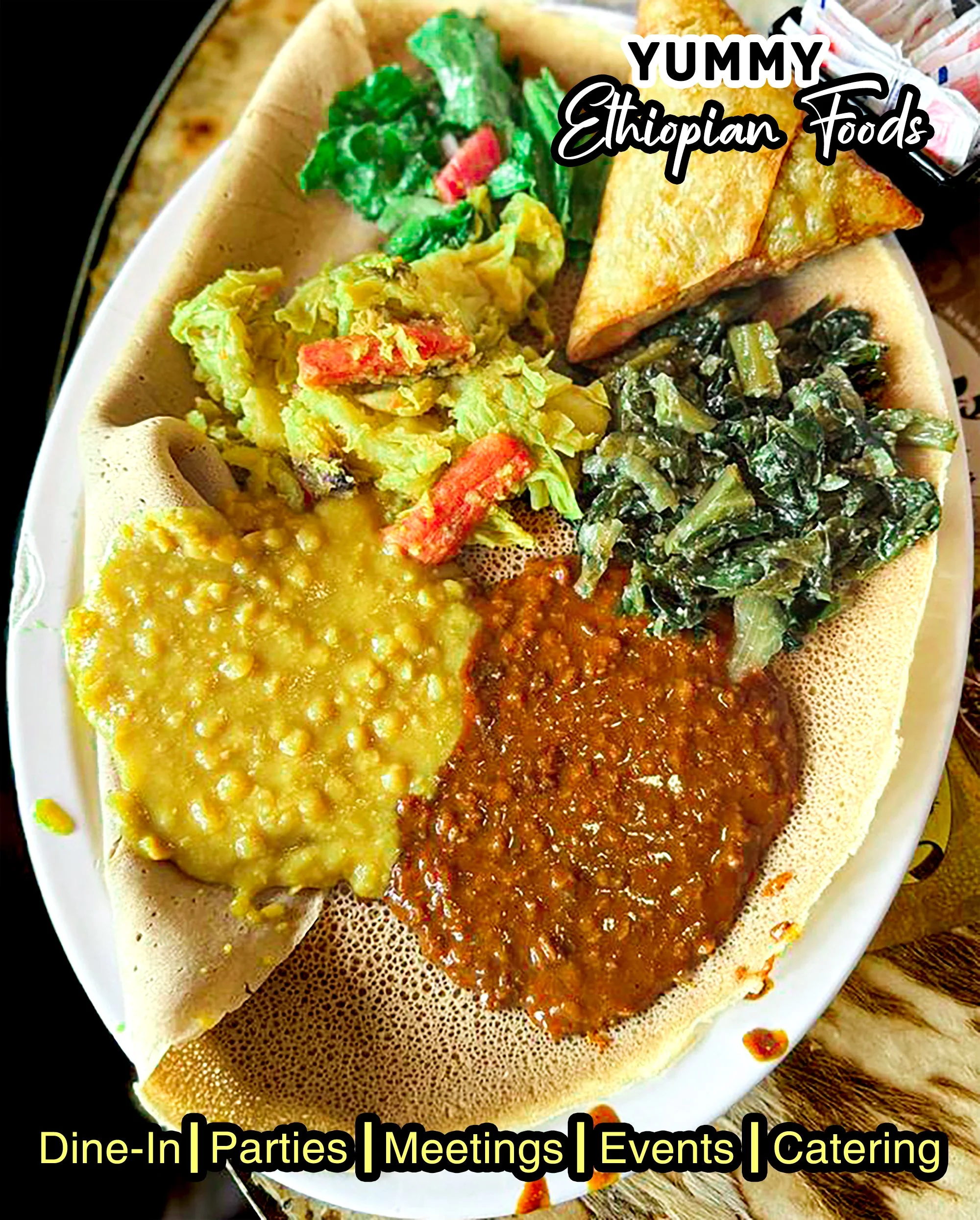 🍲 Savor the Flavourful Chicken and Vegan Dishes at Messob Ethiopian Restaurant in Los Angeles 🍲