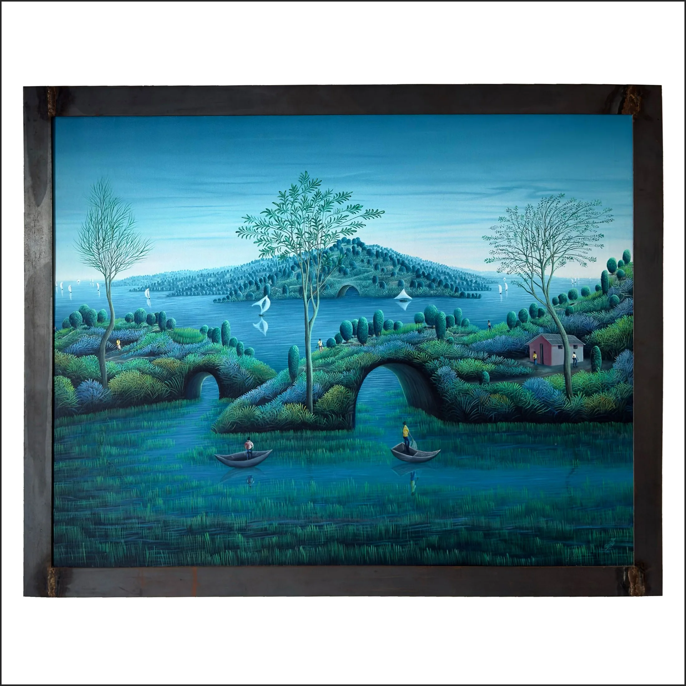 Gary Senatus, "The River", 30x50, acrylic on canvas, $1200.jpg