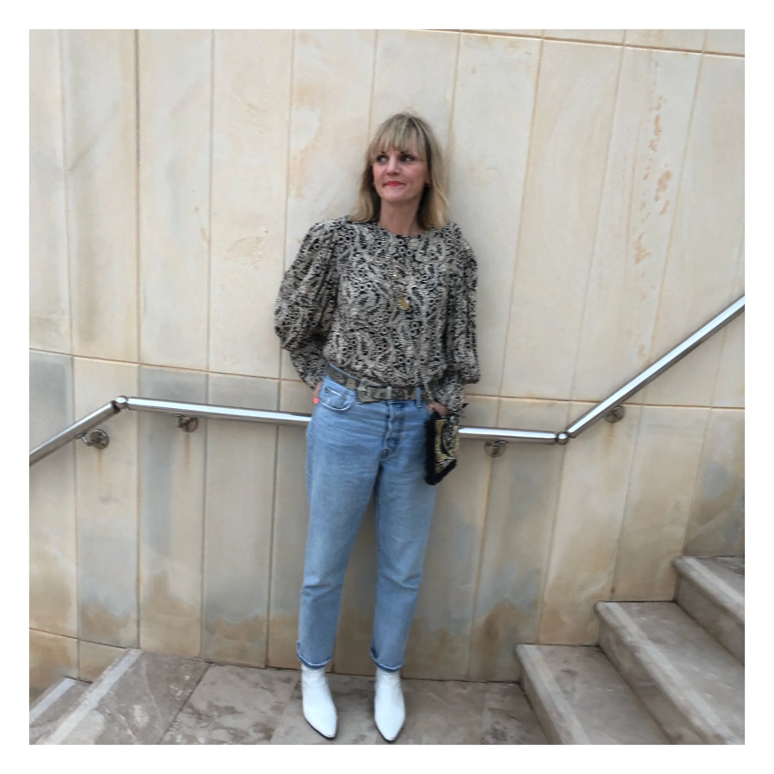 I was so glad I took my jeans as it was quite chilly at night. I also wore my white AND/OR boots from John Lewis a lot. These were gifted to me and I LOVE them. I wore my old Topshop tiger bag most nights too. I do love a statement bag.