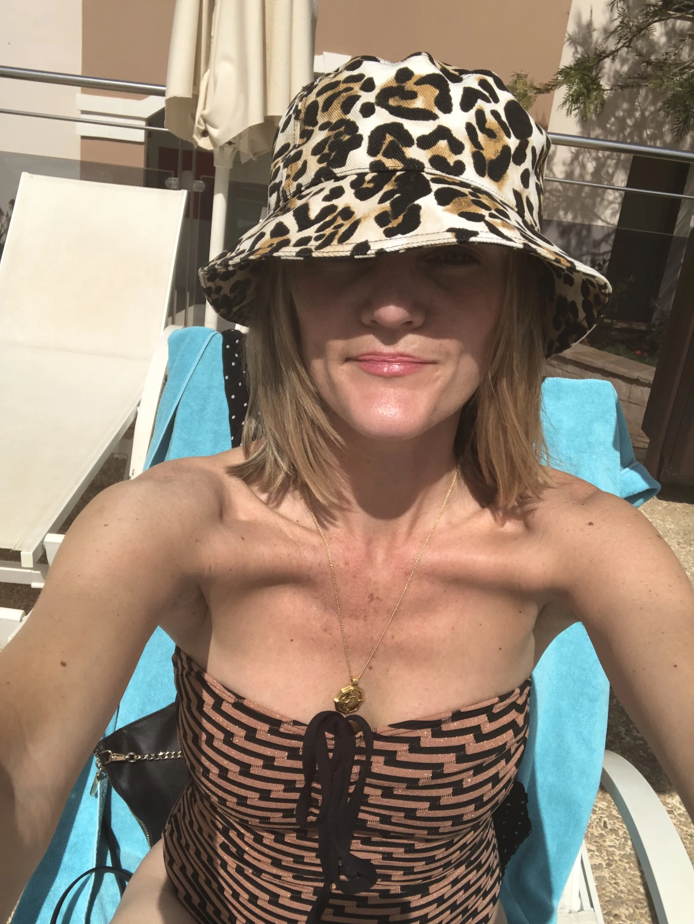 The jacquard bandeau swimsuit from Next 3 years ago is one of my faves. Because the fabric is jacquard it has great stretch and holds you in. Which is perfect for me and this swimsuit will be worn each summer until it falls apart.