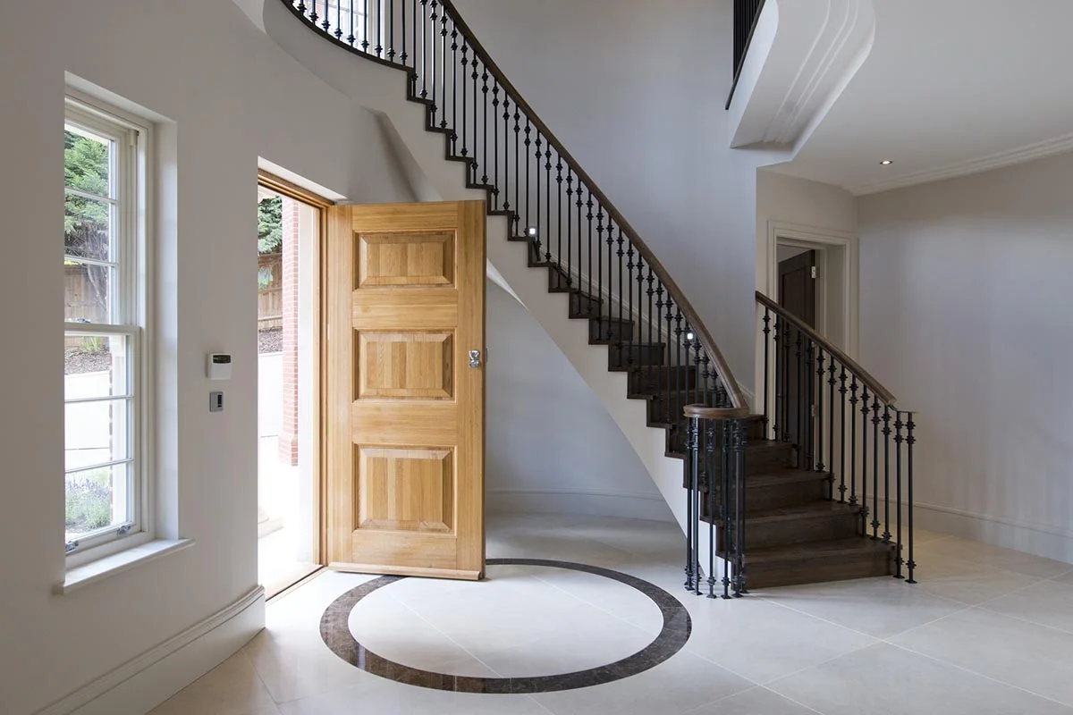 Deepdale entrance hall and staircase