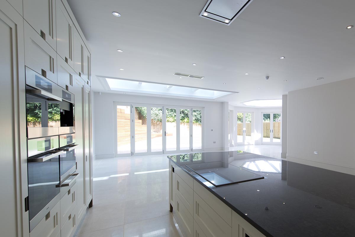 Deepdale kitchen looking out to garden