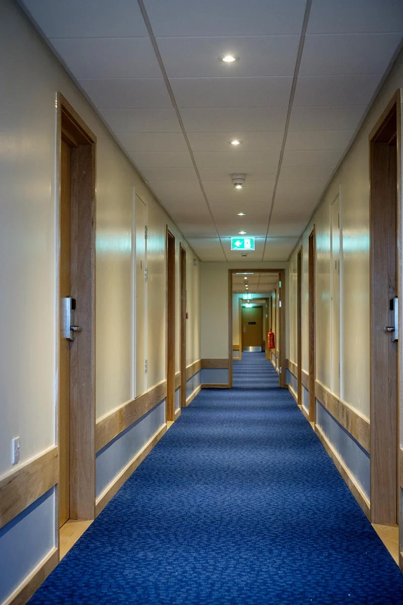 Travelodge hotel Andover bedroom hallway