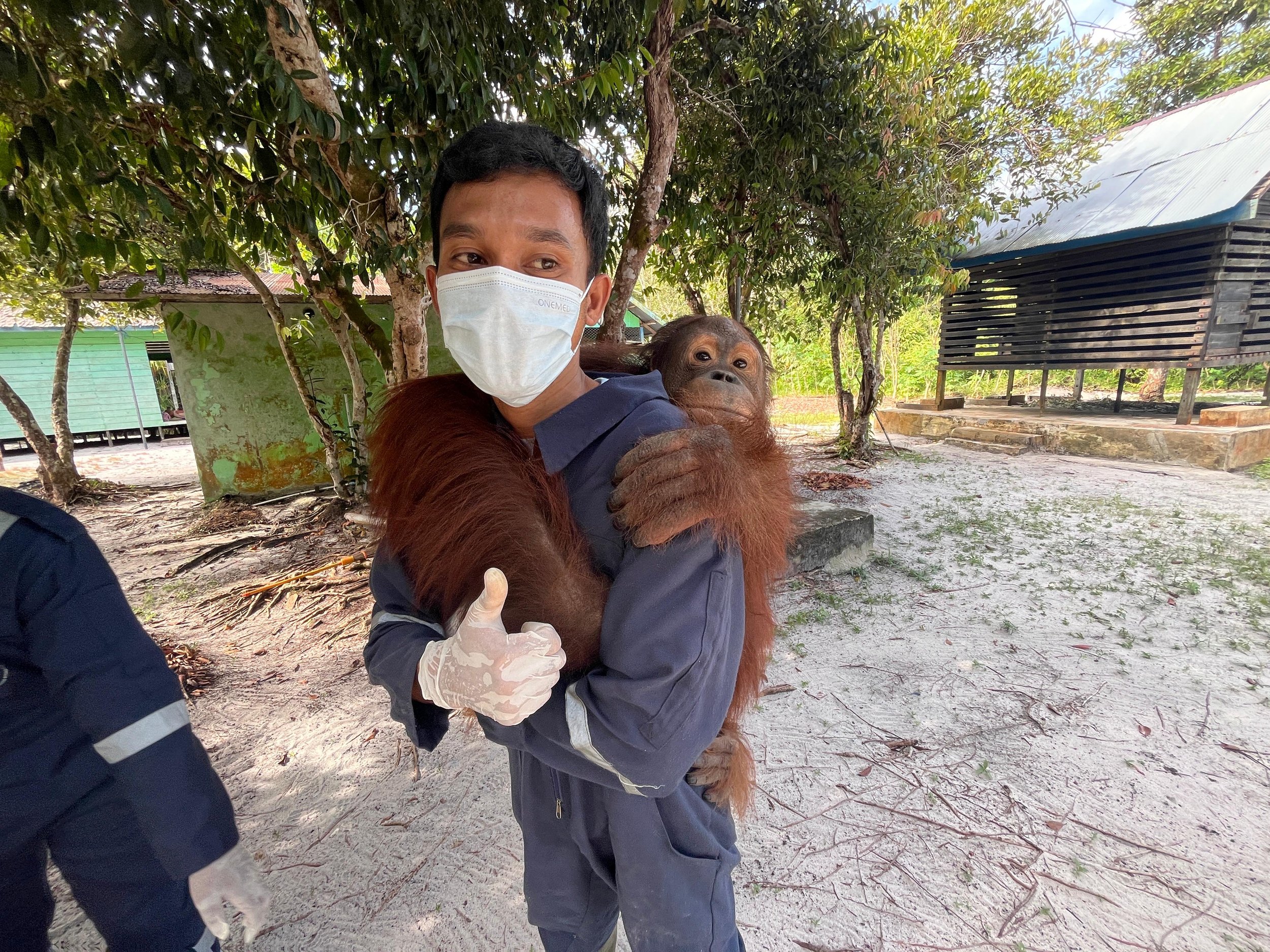 Assistant and OU during vet check.jpg