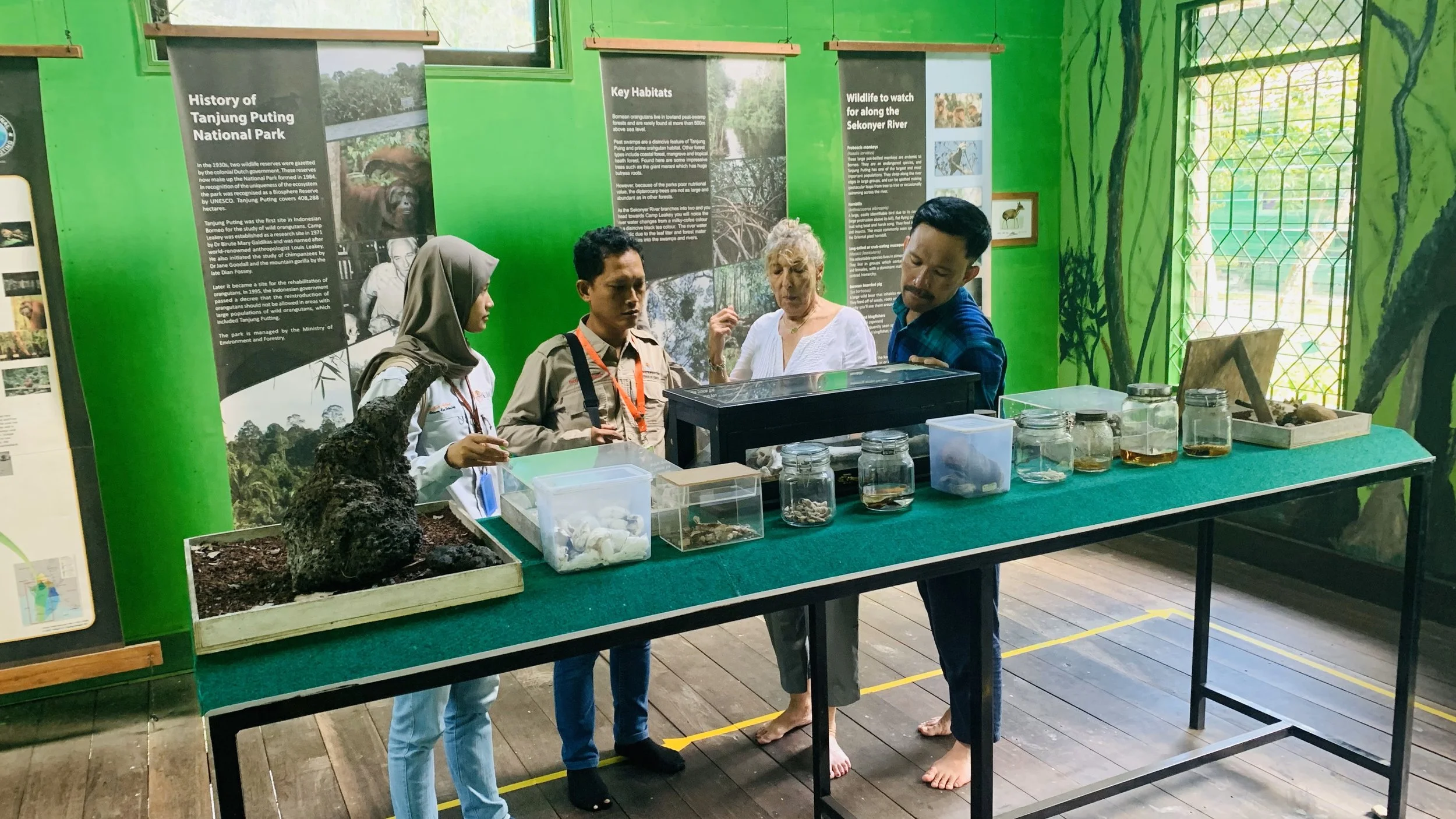 Image of the interior of the visitor centre